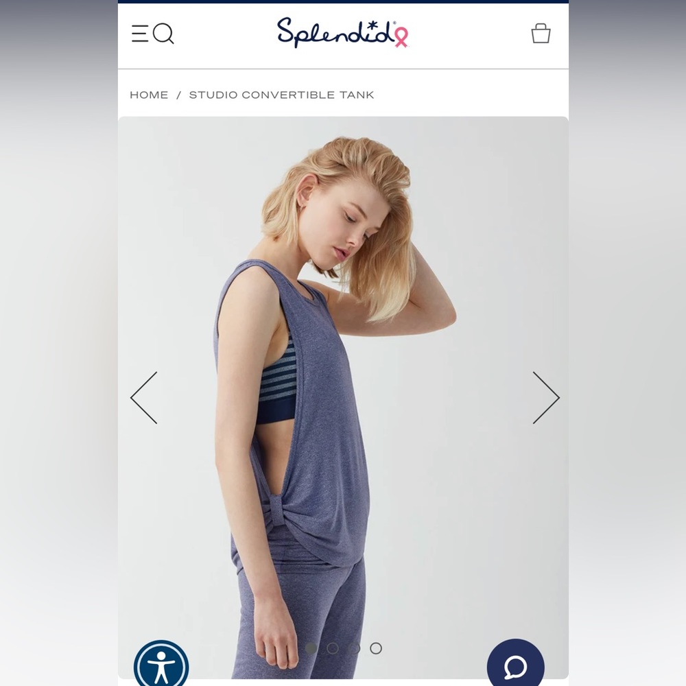 NWOT-Splendid Studio Convertible Tank